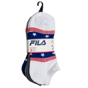 Wholesale - 3pk FILA STARS ANS STRIPES HC NS SOCKS SIZE 9-11, UPC: 193159209049